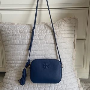 Tory Burch navy blue crossbody bag!
